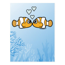 Clownfish Love Post Card