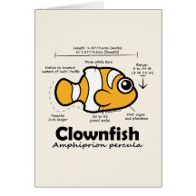 Clownfish Statistics Greeting Card