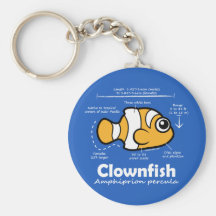 Clownfish Statistics Keychain