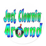 Clownin Around stickers