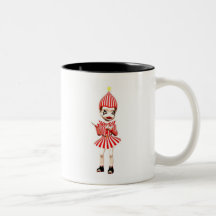 Clowning around coffee mugs