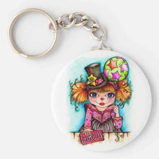 Clowning Around...Under the Big Top Circus Keychain