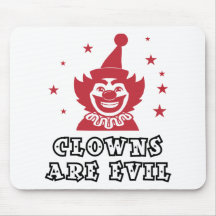 Clowns Are Evil Mousepad