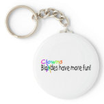 Clowns Have More Fun keychains