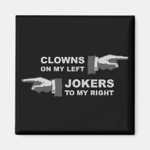 Clowns & Jokers Refrigerator Magnet