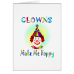 Clowns Make Me Happy cards