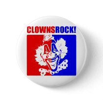 Clowns Rock! #2 Button