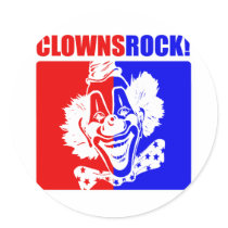 Clowns Rock! #2 Stickers