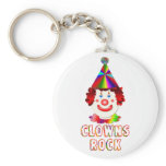 Clowns Rock keychains