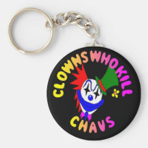 Clowns Who Kill Chavs Keyring Keychains