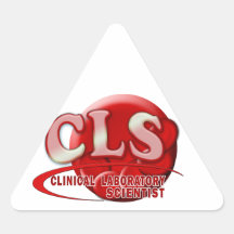 CLS RBC LOGO CLINICAL LAB SCIENTIST BLOOD CELLS STICKERS
