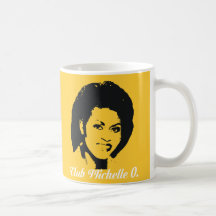 Club Michelle O. Ceramic Coffee Mug, Maize Yellow