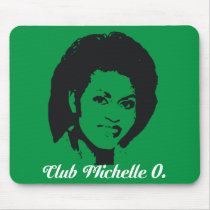 Club Michelle O. Mousepad In Kelly Green