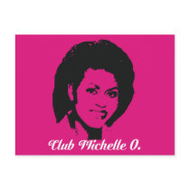 Club Michelle O Postcards, Hot Pink