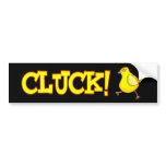 Cluck Chicken Bumper Sticker