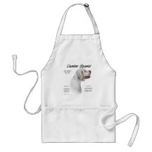 Clumber Spaniel History Design Aprons