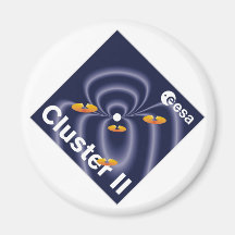 Cluster II Refrigerator Magnets
