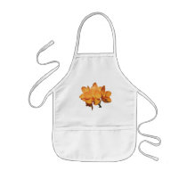 Cluster of Orange Orchids Aprons