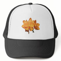 Cluster of Orange Orchids Trucker Hats