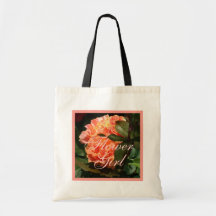 Clustered Coral Roses Bag