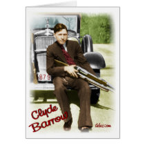 Clyde Barrow Greeting Card