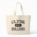 Clyde - Bulldogs - Clyde High School - Clyde Texas bags