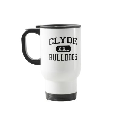 Clyde - Bulldogs - Clyde High School - Clyde Texas Coffee Mugs by customteamsportswear
