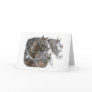 Clydesdale Draught   Horse Team Card