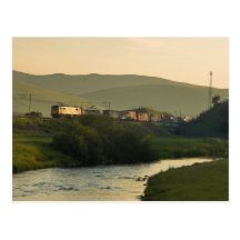 Clydeside evening freight post card