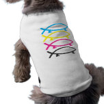 cmyk darwin fishes pet clothing