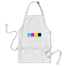 CMYK Four Colour Process Model Apron