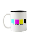 CMYK Four Colour Process Model mugs