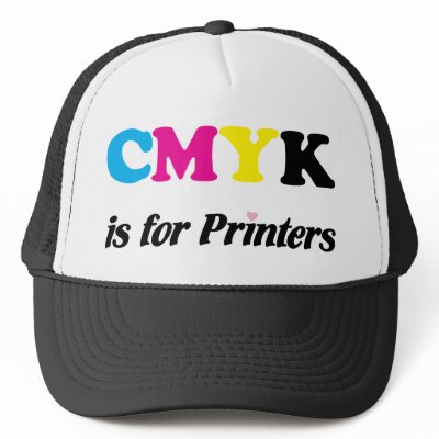 CMYK is for Printers 3 Hat by BeckyPool