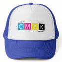 CMYK Pre-Press Colours hats