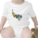 CMYK Skull Swoop t-shirts