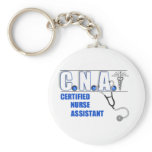 CNA Certified Nurse Assistant with Stethescope Key Chain