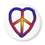 CND Heart copy magnets