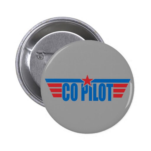 CoPilot Wings Badge Aviation Zazzle