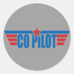 Co-Pilot Wings Badge - Aviation Sticker