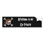 Co-Pirate bumper stickers