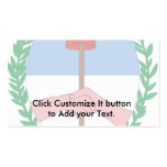 Coa Tucuman Province Argentina, Argentina flag business cards