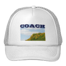 COACH Baseball sports hats for her Blue Sky