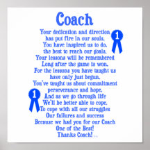 Coach Thank You Print