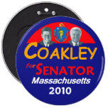 COAKLEY Senate 6" Button