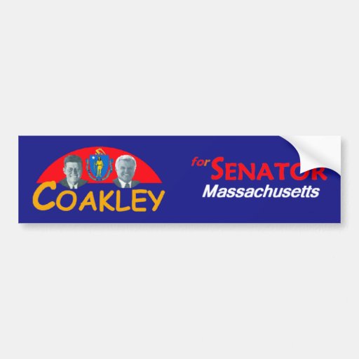 COAKLEY Senate Bumper Sticker