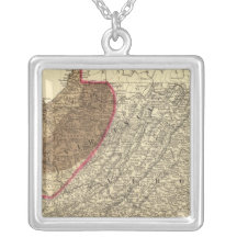 Coal fields in West Virginia Custom Necklace