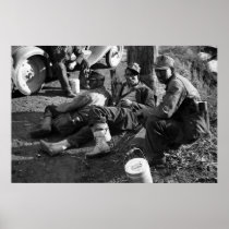 Coal Miners, 1935 Print