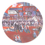 COAL MINERS STRIKE CIRCA 1984 ROUND STICKER