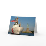 Coast Guard and the Liberty Statue cards