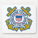 Coast Guard Emblem mousepads